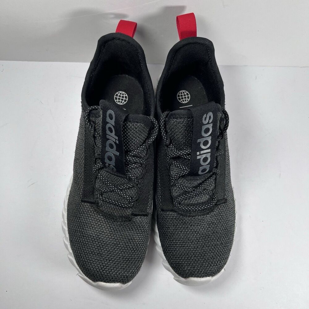 Adidas Kaptir 3.0 Lace Up Back/Red Athletic Shoes Sneakers Youth Size 4 - Picture 6 of 8